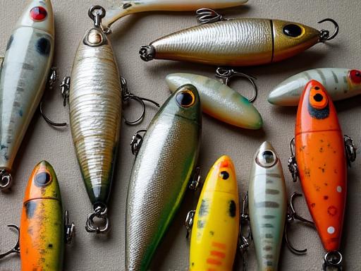 様々な魚種に対応する手作りミノーのセット